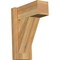 Ekena Millwork Traditional Block Rough Sawn Outlooker, Western Red Cedar, 6"W x 12"D x 16"H OUT06X12X16TRA05RWR - alternate 1
